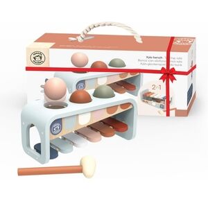 Classic Wooden Xylophone Bench for Kids